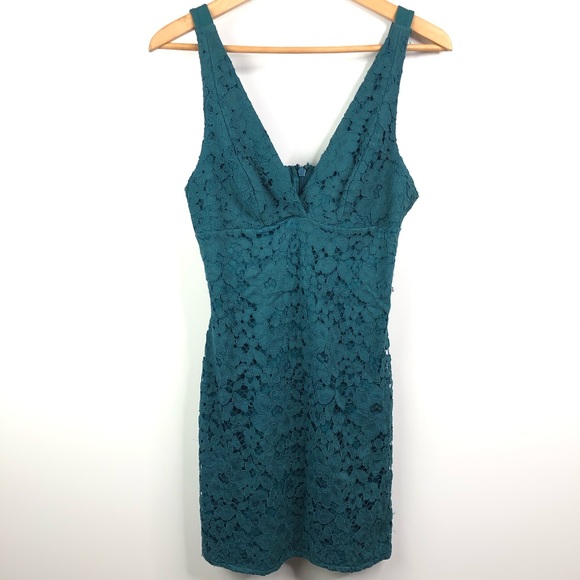 topshop emerald green dress